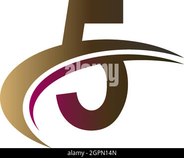 Mix aus Buchstaben mit schnellem Schrägstrich Design Logo Icon Konzept Stock Vektor