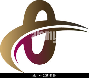 Mix aus Buchstaben mit schnellem Schrägstrich Design Logo Icon Konzept Stock Vektor