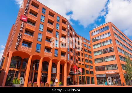 Metropol Spa Hotel, Rotermanni kvartal, Rotermann Viertel, Tallinn, Estland Stockfoto