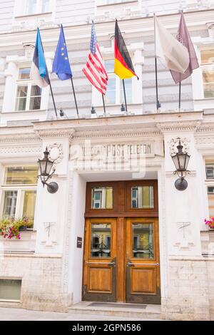 Hotel Telegraaf, Altstadt, Tallinn, Estland Stockfoto