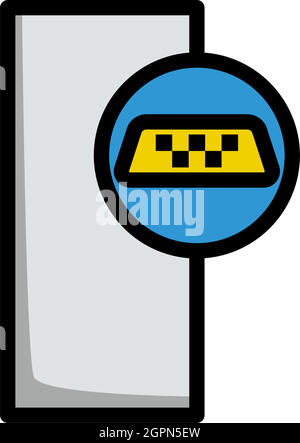 Symbol Für Den Taxistand Stock Vektor