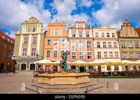 Stary Rynek, Altstädter Ring, Posen, Polen Stockfoto