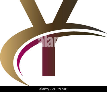 Mix aus Buchstaben mit schnellem Schrägstrich Design Logo Icon Konzept Stock Vektor