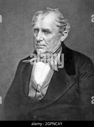 JAMES FENIMORE COOPER (1789-1851) amerikanischer Schriftsteller, fotografiert von Matthew Brady im Jahr 1850 Stockfoto