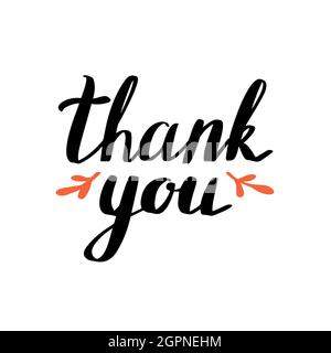 Handgezeichnet Happy Thanksgiving Typografie. Kalligrafie-Schriftzüge Stock Vektor