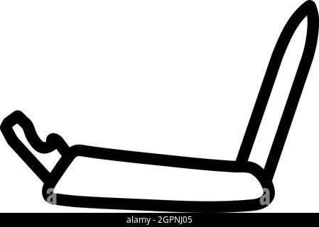 Symbol Des Faltbaren Taschenmessers Stock Vektor