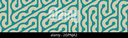 Computer-generierte Hexagon Tile Verbindung Kunst Hintergrund Design Illustration Stock Vektor