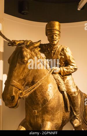 England, Winchester, Winchester's Military Quarter Museen, das Museum der königlichen Hussaren des Königs, Soldier Charging on Horseback Stockfoto