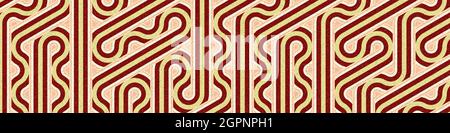 Computer-generierte Hexagon Tile Verbindung Kunst Hintergrund Design Illustration Stock Vektor