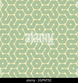 Computer-generierte Hexagon Tile Verbindung Kunst Hintergrund Design Illustration Stock Vektor