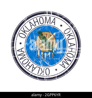 Oklahoma Stempel Stock Vektor