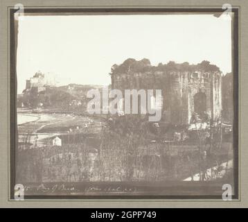 Bucht von Baia, 1846. [Alte römische Stadt am Golf von Neapel, Italien]. Gesalzener Papierdruck aus einem Calotypennegativ, gedruckt von William Henry Fox Talbot. Stockfoto