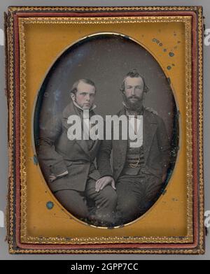 Ohne Titel (Portrait of Two Men), 1855. Daguerreotyp. Stockfoto
