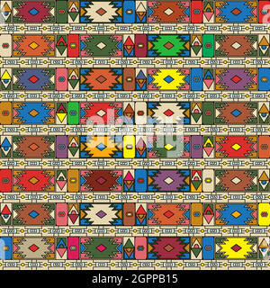 Afrikanisches Ethno-Muster Stock Vektor
