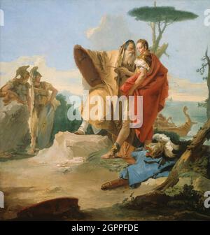 Rinaldo und der Magus von Ascalon, 1742/45. Stockfoto