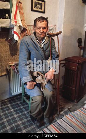 Tichileşti ist eine Leprakolonie in Isaccea, Kreis Tulcea, Rumänien, Stockfoto