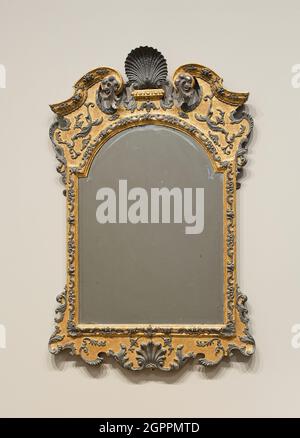 Mirror, England, 1720/30. Stockfoto