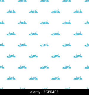 Pins Muster, Cartoon-Stil Stock Vektor