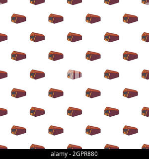 Holz im Lagerhausmuster, Cartoon-Stil Stock Vektor