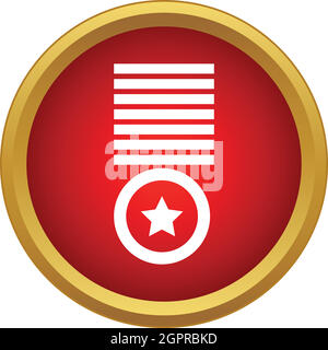 Bestellung-Symbol im einfachen Stil Stock Vektor