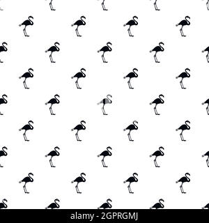 Flamingo-Muster, einfachen Stil Stock Vektor