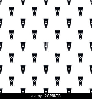 Creme Sonne Schutz Muster, einfachen Stil Stock Vektor