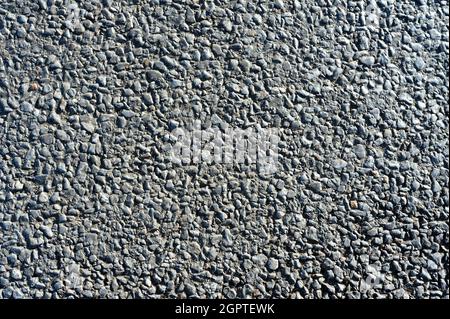 Ziegel, Stein, Asphaltboden, Wand Stockfoto
