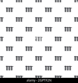 Hotel Marina Bay Sands in Singapur Muster Stock Vektor