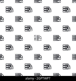 Daten Speicherung Schutz Muster, einfachen Stil Stock Vektor