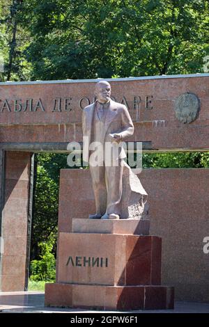 Lenin-Statue in Chisinau in Moldawien Stockfoto