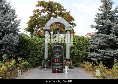 Gedenkstätte im Kloster Saint Theodor Chiron in Chisinau Stockfoto