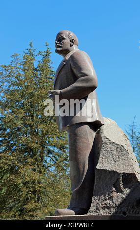 Lenin-Statue in Chisinau in Moldawien Stockfoto