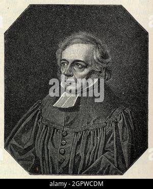 Friedrich Daniel Ernst Schleiermacher (1768-1834) . Private Sammlung. Stockfoto