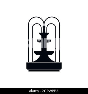 Brunnen-Symbol, einfachen Stil Stock Vektor
