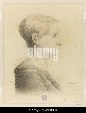 Porträt von Anne-Jos&#xe8;phe th&#xe9;roigne de M&#xe9;ricourt (1762-1817), 1816. Gefunden in der Sammlung der Mus&#xe9;e Carnavalet, Paris. Stockfoto