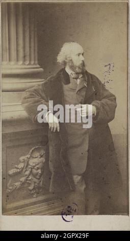 Porträt des Komponisten Félicien David (1810-1876), 1861. Gefunden in der Sammlung der Musée Carnavalet, Paris. Stockfoto