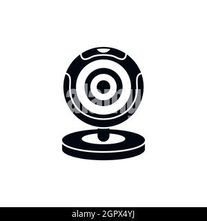 Webcam-Symbol, einfachen Stil Stock Vektor