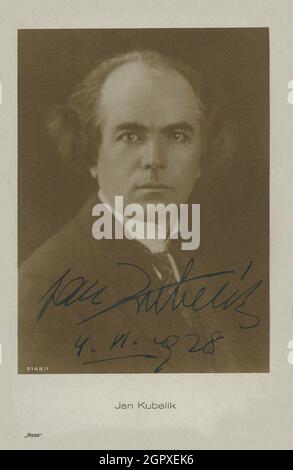 Der Geiger und Komponist Jan Kubelik (1880-1940), 1928. Private Sammlung. Stockfoto