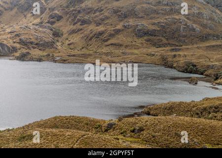 Toreadora-See im Nationalpark von cayas, Ecuador Stockfoto