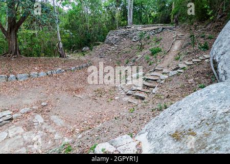 Überreste von Häusern indigener Kogi-Völker im Tayrona-Nationalpark, Kolumbien Stockfoto