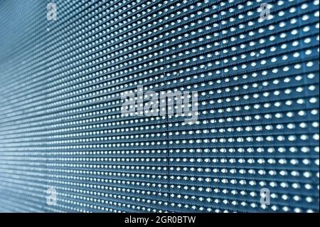 Beleuchtete Billboard-leds Stockfoto