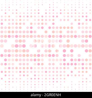 Abstrakter geomerischer Hintergrund in rosa Farben. Tausendjähriges Roségold. Nahtloses Vektormuster. Pinkes Konfetti-Muster. Stock Vektor