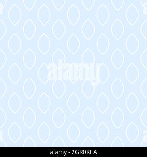 Hellblauer Geometrischer Umriss Nahtloses Muster Designhintergrund Stock Vektor