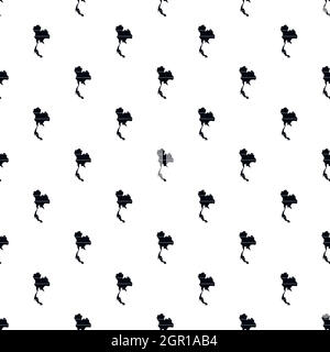 Karte von Thailand Muster, einfachen Stil Stock Vektor