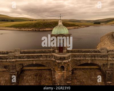 Craig Goch Dam, Elan Valley, Cambrian Mountains, Powys, Mid Wales. Stockfoto