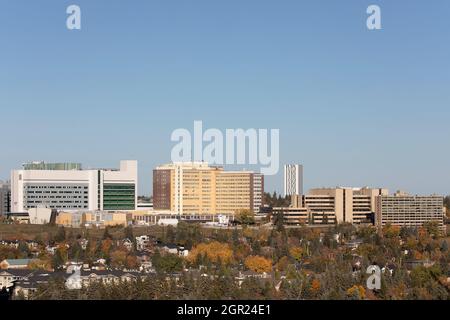 Foothills Medical Center, ein Krankenhaus in Calgary, eines der größten Krankenhäuser Kanadas Stockfoto