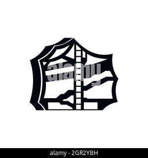 Kimchi, Traditionelles koreanisches Essen Icon, einfachen Stil Stock Vektor