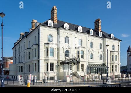 Castle Hotel, Vaughan Street, Llandudno, Conwy County Borough, Wales, Vereinigtes Königreich Stockfoto