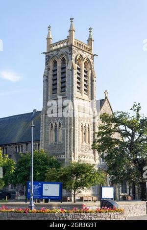 Holy Trinity Church, Trinity Square, Llandudno, Conwy County Borough, Wales, Vereinigtes Königreich Stockfoto