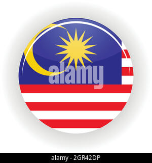 Malaysia Symbol Kreis Stock Vektor